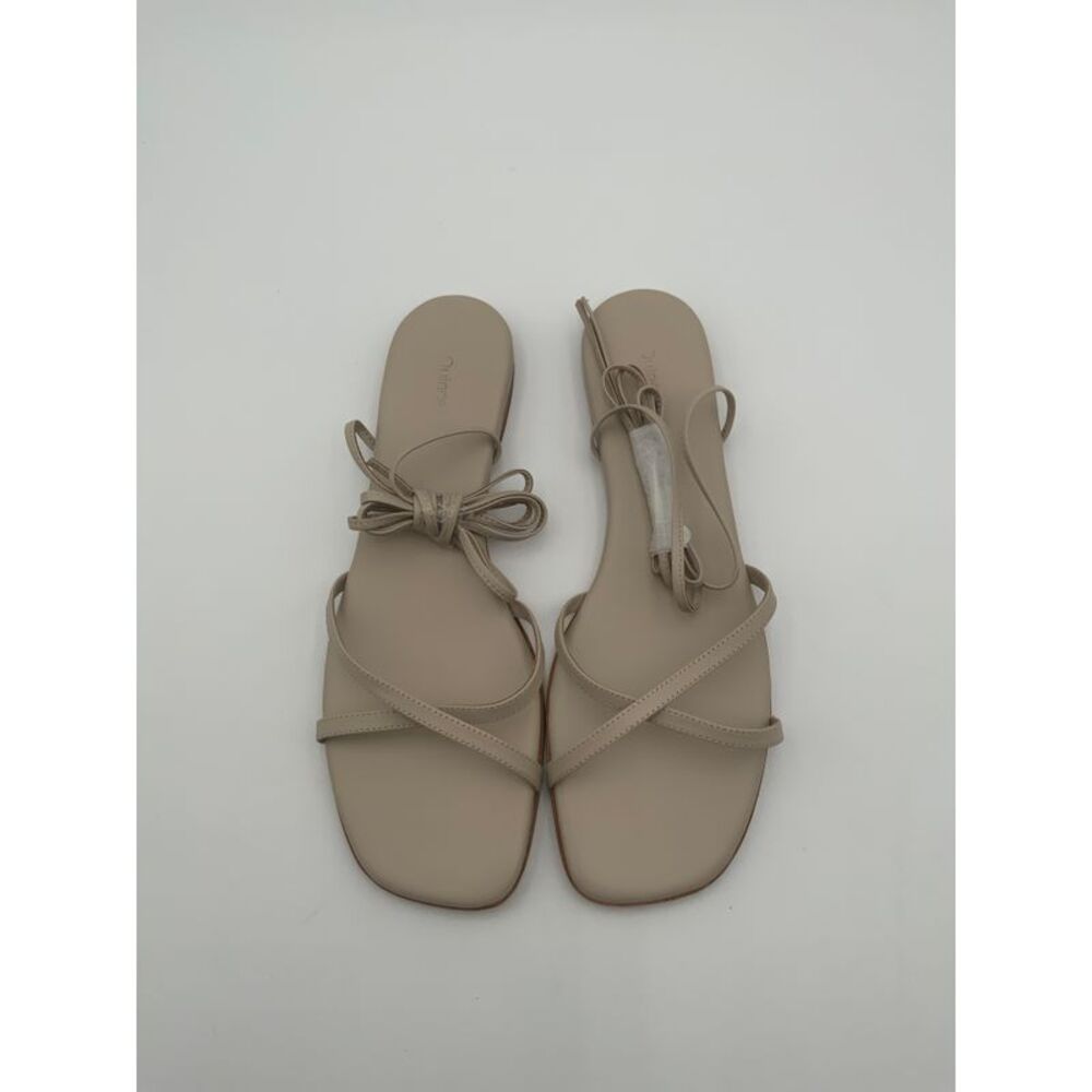 Quince 100% Italian Leather Wrap Sandal - NEW IN BOX